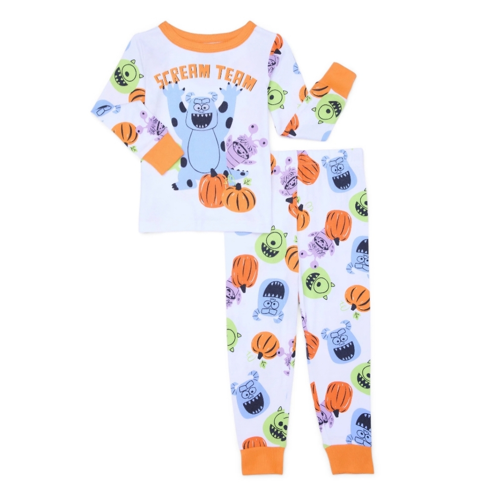 DISNEY MONSTERS INC TWO PIECE PJ SET: NEW WITH TAGS: SIZE 12 MTH